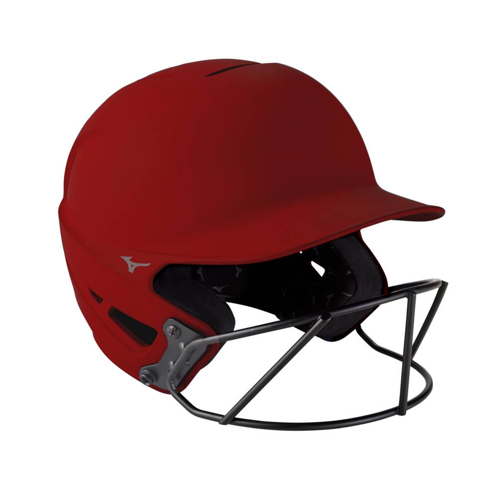 Mizuno F6 Fastpitch Softball Batting Női Sisak Piros NML608432